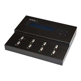 StarTech.com USBDUPE17 / Standalone 1 to 7 USB Thumb Drive Duplicator and Eraser Multiple USB Flash Drive Copier System and File