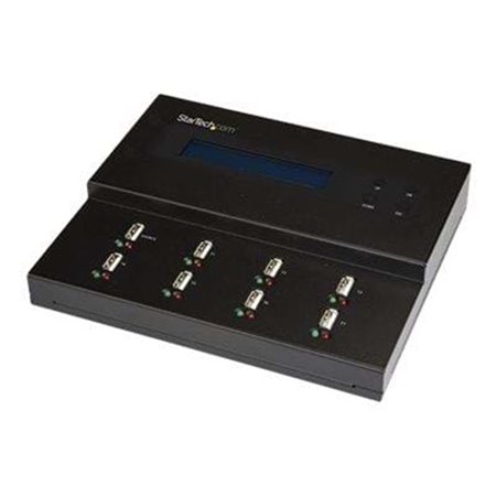 StarTech.com USBDUPE17 / Standalone 1 to 7 USB Thumb Drive Duplicator and Eraser Multiple USB Flash Drive Copier System and File