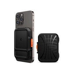 Spigen iPhone Lock Fit Wallet with MagSafe - black