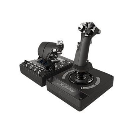 Logitech G Saitek X56 H.O.T.A.S. - joystick og speeder - kabling - Wired Joystick and throttle - PC