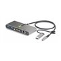 StarTech.com 2-Port USB-C/USB-A Hub with GbE and RS232 Serial 2x USB-A - hub - 2 ports USB-Hubs - 2 - Grau