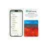 FIXED Tag Card Tracker for Apple Find My Blue