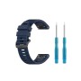 FIXED Silicone Strap for Garmin QuickFit 22 mm Dark Blue