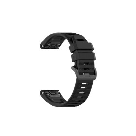 FIXED Silicone Strap for Garmin QuickFit 26mm Black