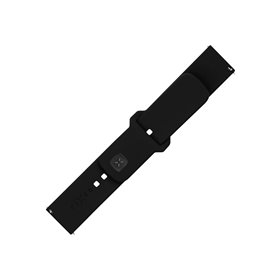 FIXED Silicone Strap Smartwatch Universal 20 mm Black