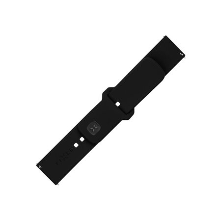 FIXED Silicone Strap Smartwatch Universal 20 mm Black