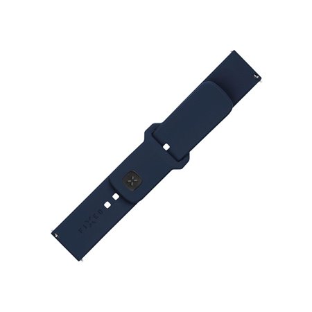 FIXED Silicone Strap Smartwatch Universal 20 mm Blue
