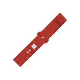 FIXED Silicone Strap Smartwatch Universal 20 mm Red