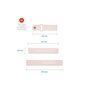 FIXED Silicone Strap Smartwatch Universal 20 mm Pink