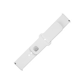 FIXED Silicone Strap Smartwatch Universal 20 mm White