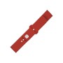 FIXED Silicone Strap Smartwatch Universal 22 mm Red