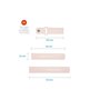 FIXED Silicone Strap Smartwatch Universal 22 mm Pink