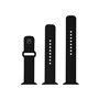 FIXED Silicone Strap SET Apple Watch 42/44/45mm Black
