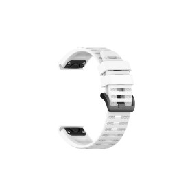 FIXED Silicone Strap for Garmin QuickFit 22 mm White