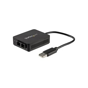 StarTech.com USB 2.0 to Fiber Optic Converter - 100BaseFX SC - netværksadapter