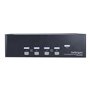 StarTech.com Port Dual DisplayPort KVM Switch - DP KVM Switch - 4K (60Hz) - KVM / audio / USB switch - 4 porte - monterbar på st