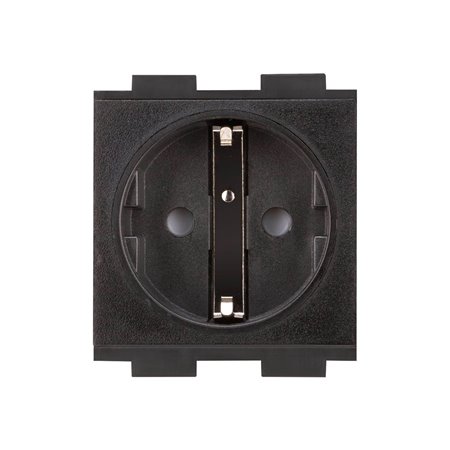 Crestron Electronics Crestron FT2A-PWR-EU series FT2A-PWR-EU-1-BASIC - power socket-outlet - European "Schuko" power outlet modu