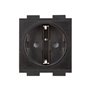 Crestron Electronics Crestron FT2A-PWR-EU series FT2A-PWR-EU-1-BASIC - power socket-outlet - European "Schuko" power outlet modu