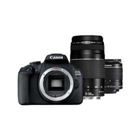 Canon EOS 2000D 18-55mm IS II + EF 75-300mm III