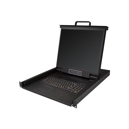 StarTech.com 1U 19" Rackmount LCD Console - USB + PS/2 - KVM console - 19"