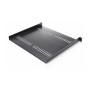 StarTech.com 2-Pack 1U Server Rack Shelf Vented 44lb Capacity 16" Deep (CABSHELF116V2PK) - rack shelf - 1U