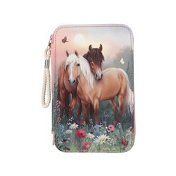 Depesche Miss Melody Triple Pencil Case FLOWERS