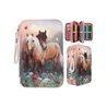 Depesche Miss Melody Triple Pencil Case FLOWERS