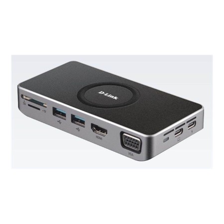 D-Link DUB-M820 - docking station - USB-C / Thunderbolt 3 - VGA HDMI