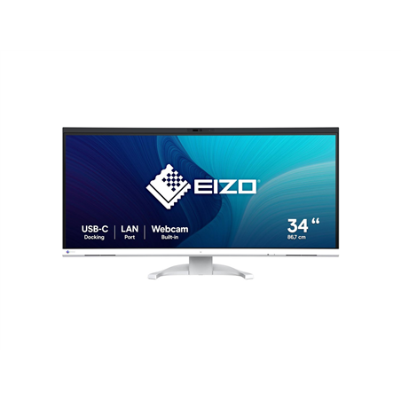 34" EIZO FlexScan EV3450XC-WT - 3440x1440 (UWQHD) - IPS - 94W USB-C