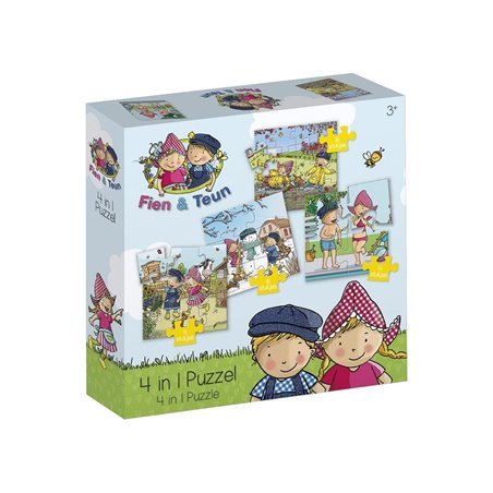 Bambolino Toys Fien & Teun Puzzle 4in1 Boden