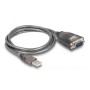DeLOCK Adapter USB 2.0 Type-A to 1 x Serial RS-232 D-Sub 9 pin male