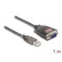 DeLOCK Adapter USB 2.0 Type-A to 1 x Serial RS-232 D-Sub 9 pin male