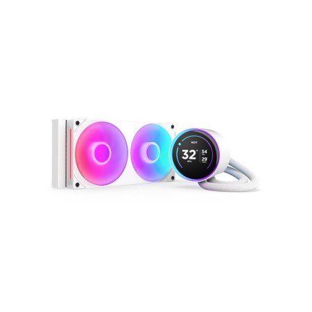 NZXT Kraken Elite RGB V2 240 (2024) - Weiß mit RGB-Beleuchtung - CPU-Wasserkühlung - Max 30 dBA