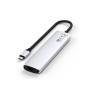 Satechi 7-in-1 USB-C Slim Multiport Adapter with Ethernet - Silver