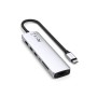 Satechi 7-in-1 USB-C Slim Multiport Adapter with Ethernet - Silver