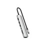 Satechi 7-in-1 USB-C Slim Multiport Adapter with Ethernet - Silver