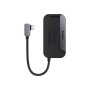 Baseus PadJoy Series 4-in-1 Hub (Gray) USB-Hubs - USB 3.0 - 4 - Grau