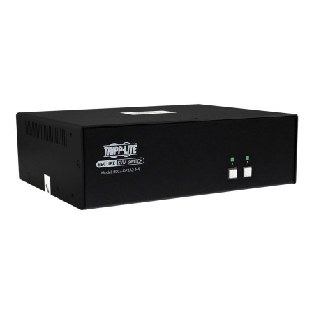 Tripp Lite Secure KVM Switch 2-Port Dual Head DisplayPort to DisplayPort 4K NIAP PP4.0 Audio TAA - KVM / audio switch - 2 ports 
