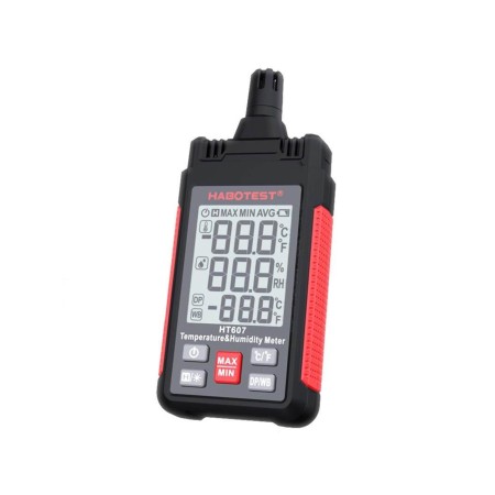 Habotest Temperature & Humidity Meter HT607