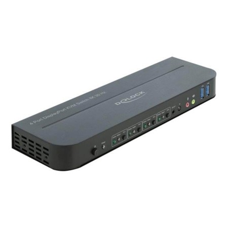 DeLOCK DisplayPort 1.4 KVM Switch 8K 30 Hz with USB 3.0 and Audio