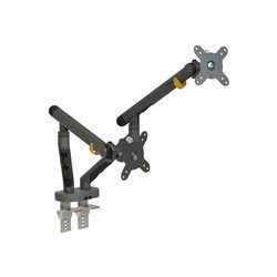 Bakker Elkhuizen Flexible Dual mounting kit - adjustable dual arms - for 2 monitors - dark grey 10 kg 17"-35" (for flat screen),