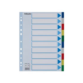 Esselte Register Blanko, Plastik
