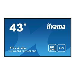 iiyama ProLite LH4341UHS-B2 43" Class (42.5" viewable) LED-backlit LCD display - 4K - for digital signage