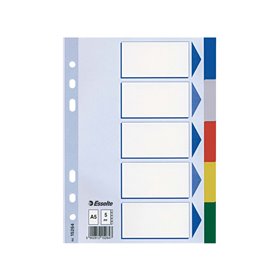 Esselte Register Blanko, Plastik