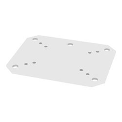 Neomounts PLASMA-M2SFPLATE mounting component - silver