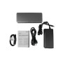 Deltaco USB-C dock triple 2x HDMI/DP USB-C/USB-A/RJ45/S