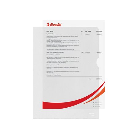 Esselte  Sichthülle Standard Plus Farblos