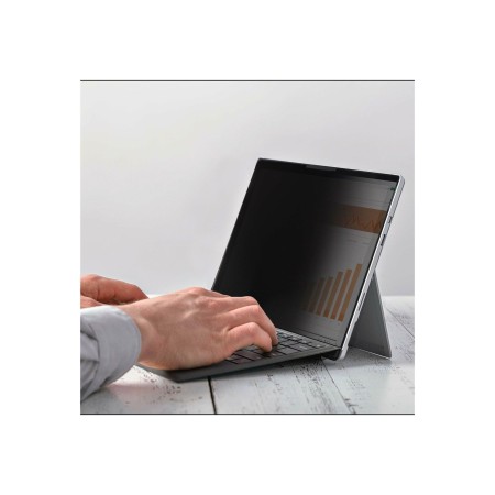 StarTech.com 4-Way 12.4in Surface Laptop Go 1/2/3 Privacy Screen Filter Portrait/Landscape Touch-Enabled +/- 30 Deg. View Blue L