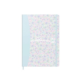 Oxford Floral A5 Hardback Cover Casebound Journal Notebook Ruled 160 Pages 4 Assorted Floral Designs SCRIBZEE Compatible