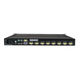 StarTech.com 8-Port Rackmount KVM Console for Server Rack - 19 in. - 1U - KVM console - 19"